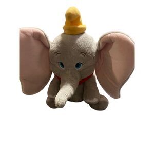 Disney Parks Collectibles Flying Dumbo Elephant Feather Plush Stuffed Toy 12"